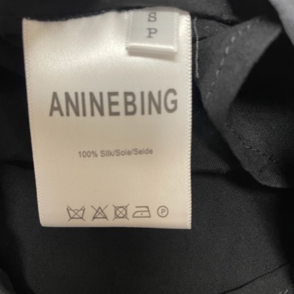 ANINE BING Black Silk Dress EUC - Picture 8 of 11